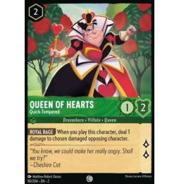 Queen Of Hearts - Quick-Tempered 90 - foil - Rise of the Floodborn