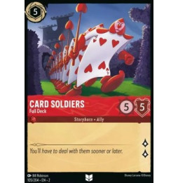 Card Soldiers - Full Deck 105 - unfoil - Raise of the Floodborn