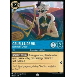 Cruella De Vil - Fashionable Cruiser 144 - foil - Rise of the Floodborn