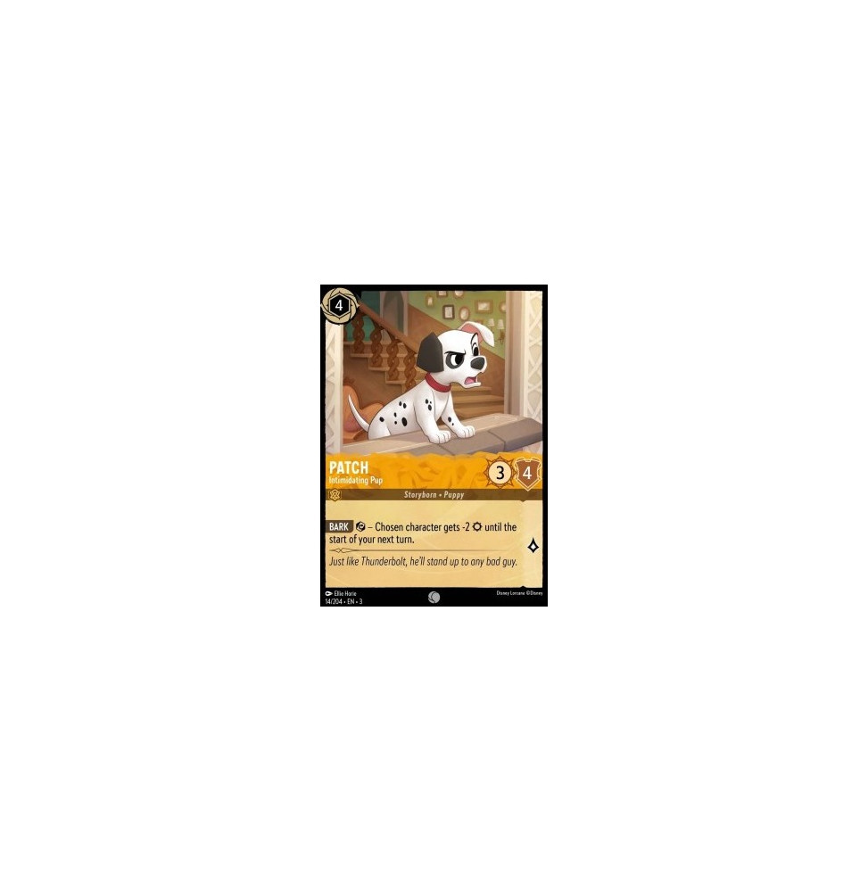 Patch - Intimidating Pup 14 - foil - Into the Inklands