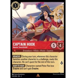 Captain Hook - Master Swordsman (V.1) 105 - foil - Into the Inklands
