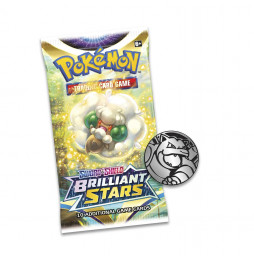 Karetní hra Pokémon TCG: Sword & Shield-Brilliant Stars - 3 Booster Pack Blister (Glaceon)