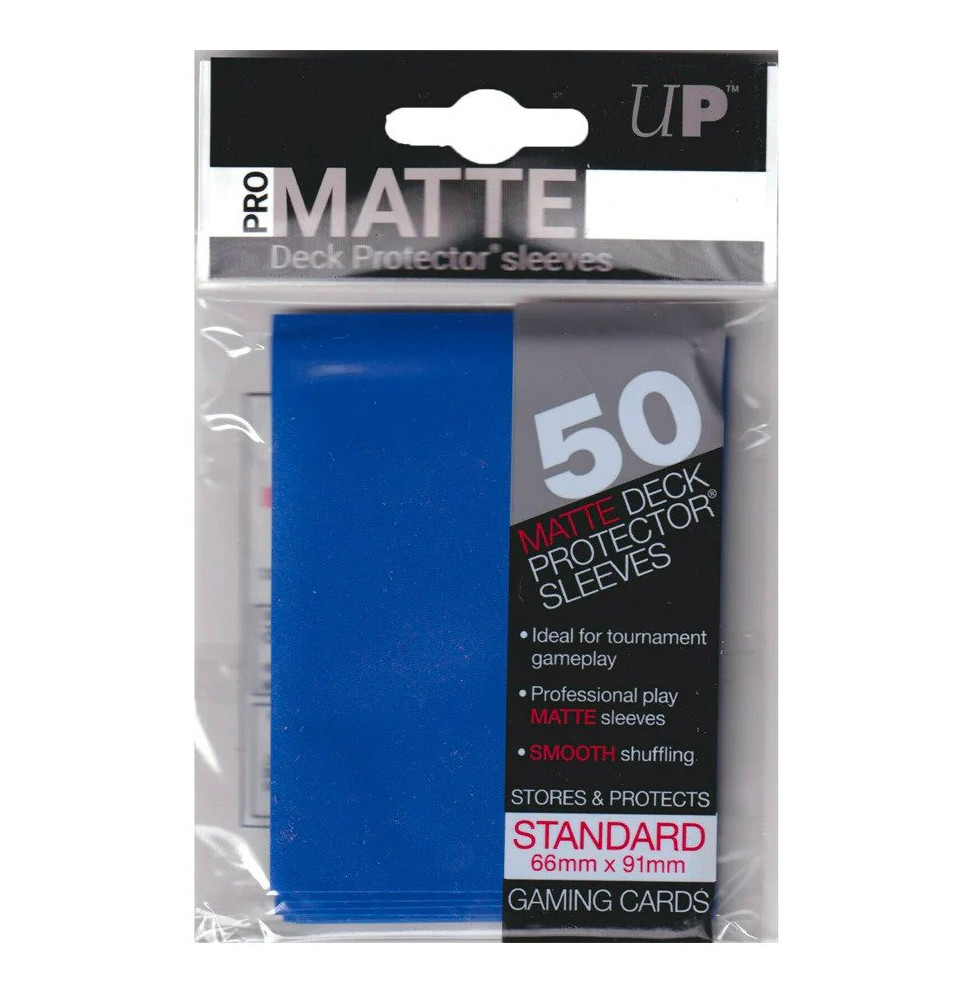 Obaly na karty - Ultra Pro-Matte Blue Sleeves (50 kusů)