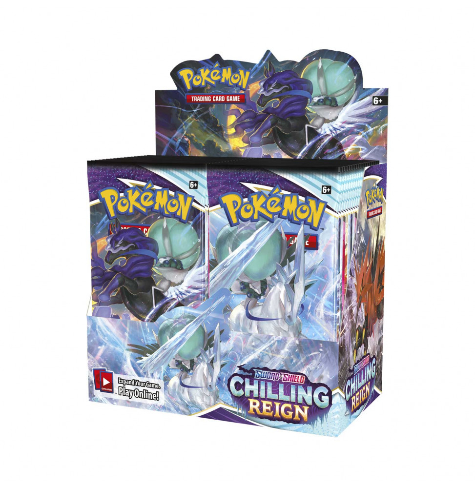 Karetní hra Pokémon TCG: Sword & Shield-Chilling Reign Booster Display Box (36 boosterů)