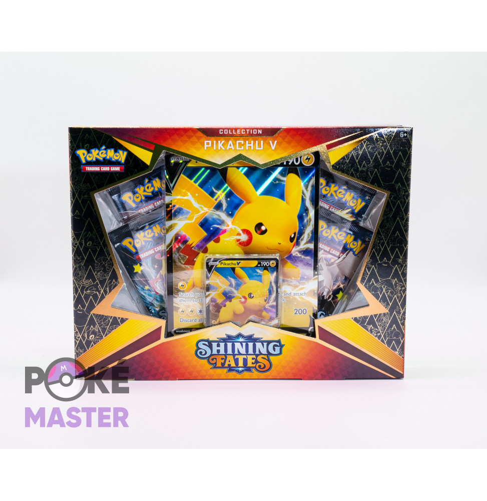 Karetní hra Pokémon TCG: Shining Fates Collection (Pikachu V) box