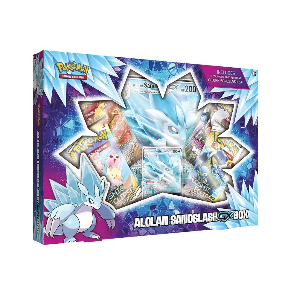 Karetní hra Pokémon TCG: Alolan Sandslash-GX Box