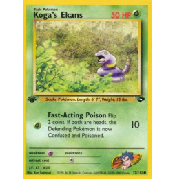 Koga's Ekans (GC 77) - excellent