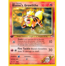 Blaine's Growlithe (GH 35) - Good