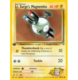 Lt. Surge's Magnemite (GH 80) - excellent