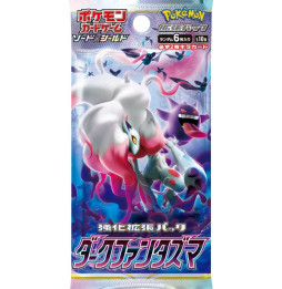 Karetní hra Pokémon TCG: Sword & Shield - Dark Phantasma - japonský booster (6 karet)