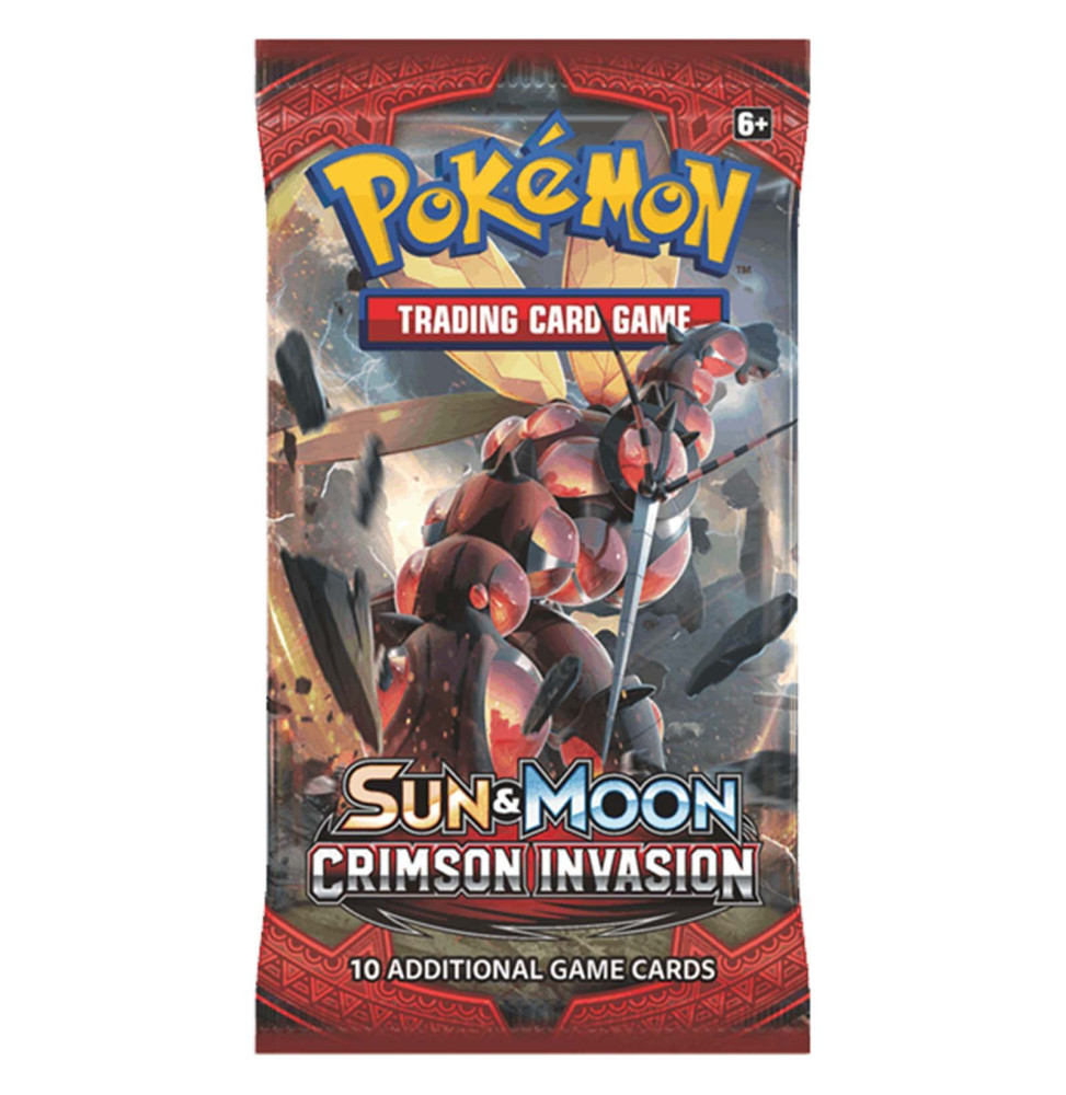 Karetní hra Pokémon TCG: Sun and Moon - Crimson Invasion Booster