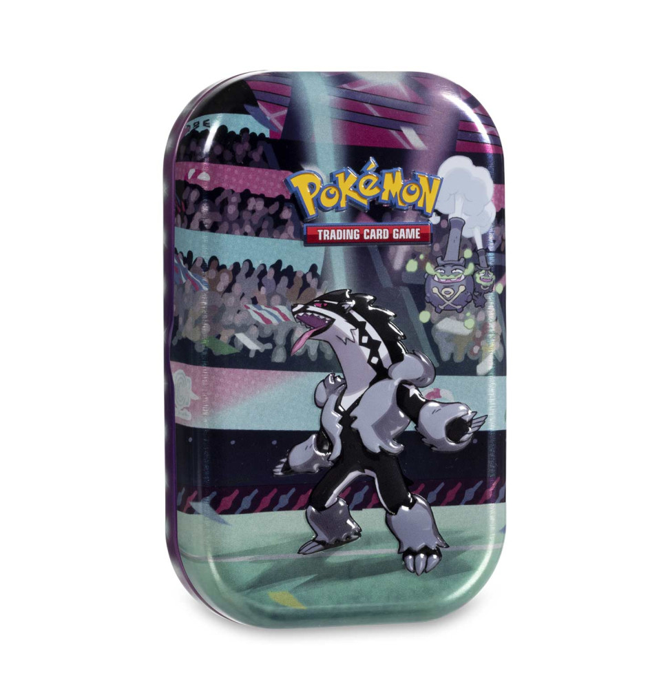 Karetní hra Pokémon TCG: Galar Power Mini Tin H21 - Obstagoon & Galarian Weezing (plechová krabička)