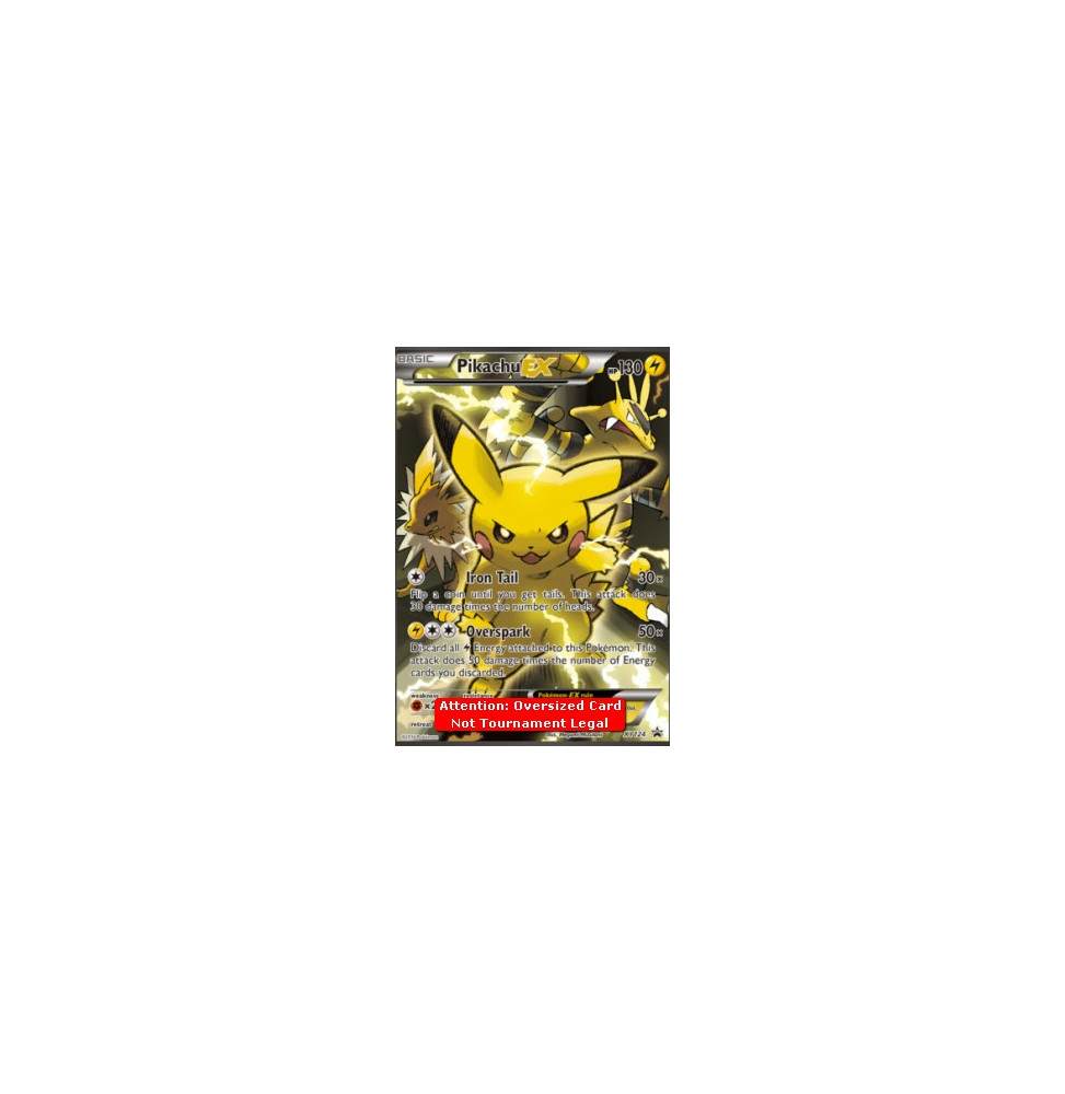 Pikachu EX (XYPR 124) - JUMBO KARTA