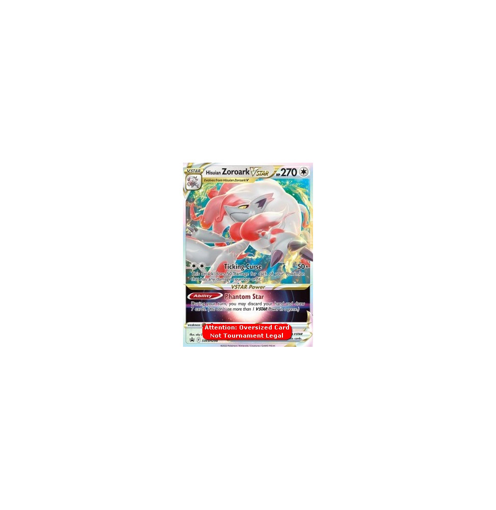 Hisuian Zoroark VSTAR (SWSH 298) - JUMBO KARTA