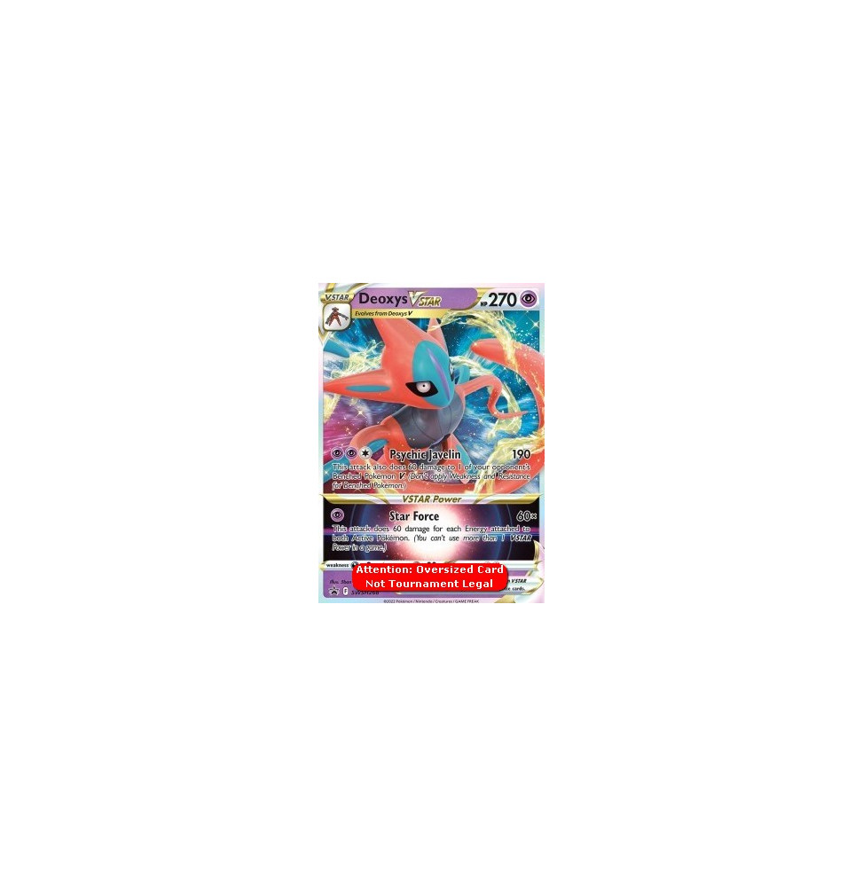 Deoxys VSTAR (SWSH 268) - JUMBO KARTA