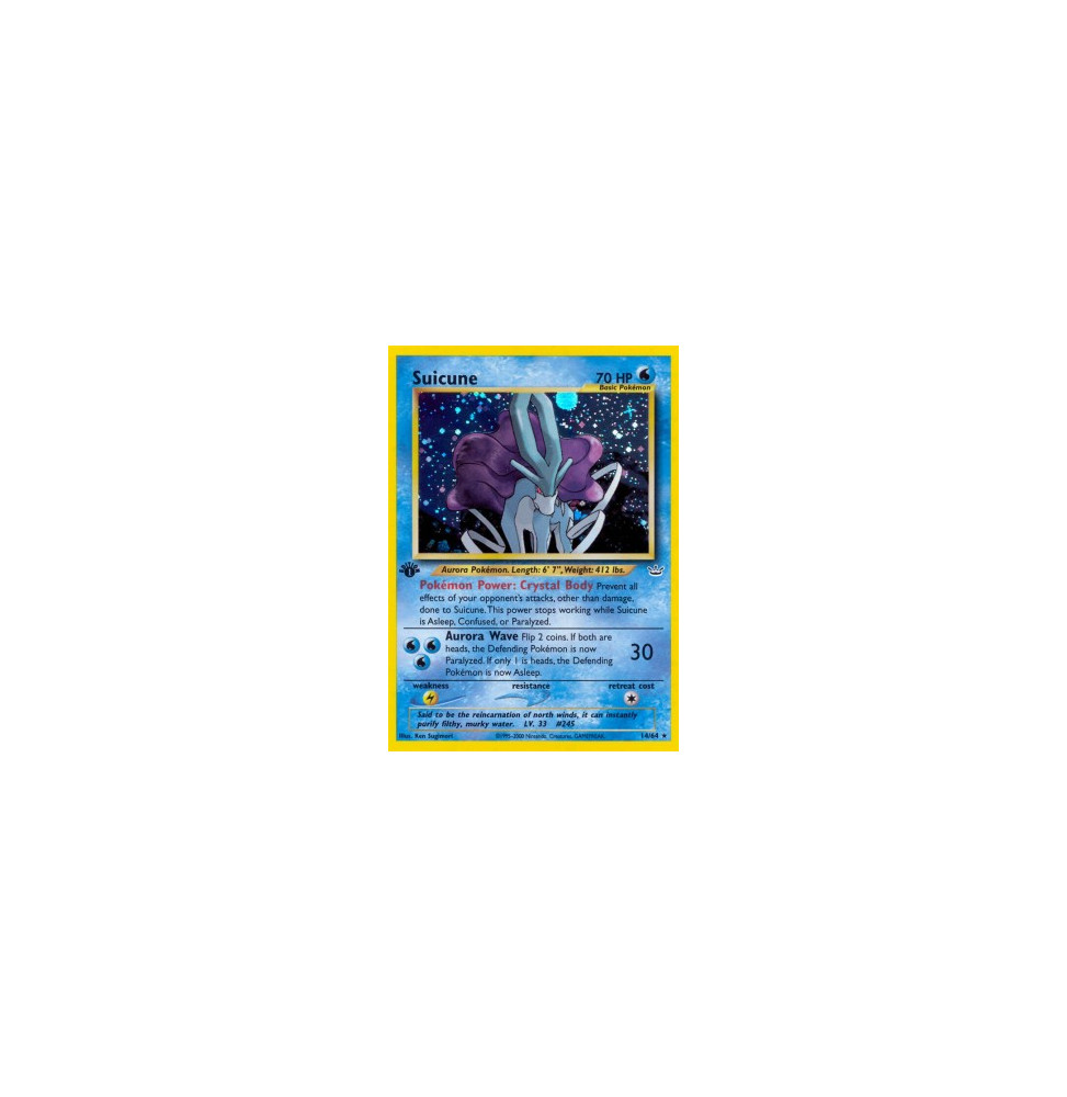 Suicune (NR 14) - holo