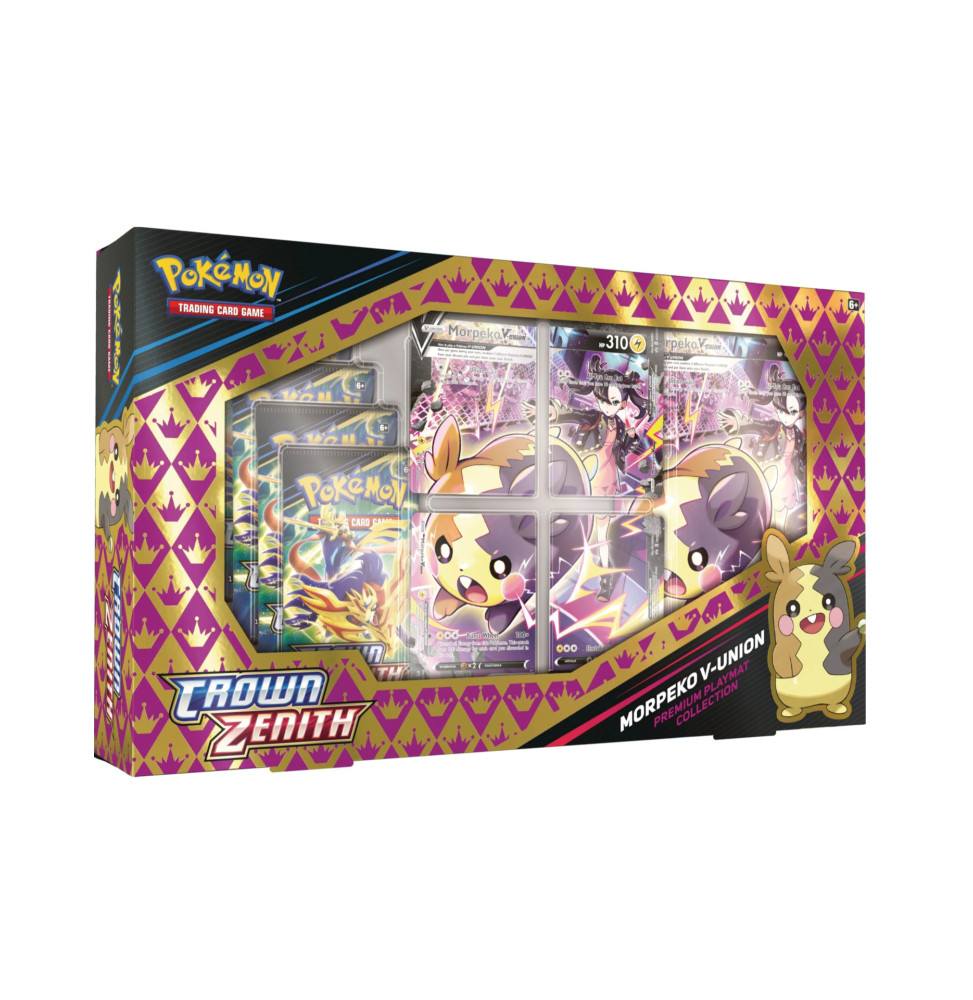 Karetní hra Pokémon TCG: Crown Zenith Morpeko V-UNION Premium Playmat Collection