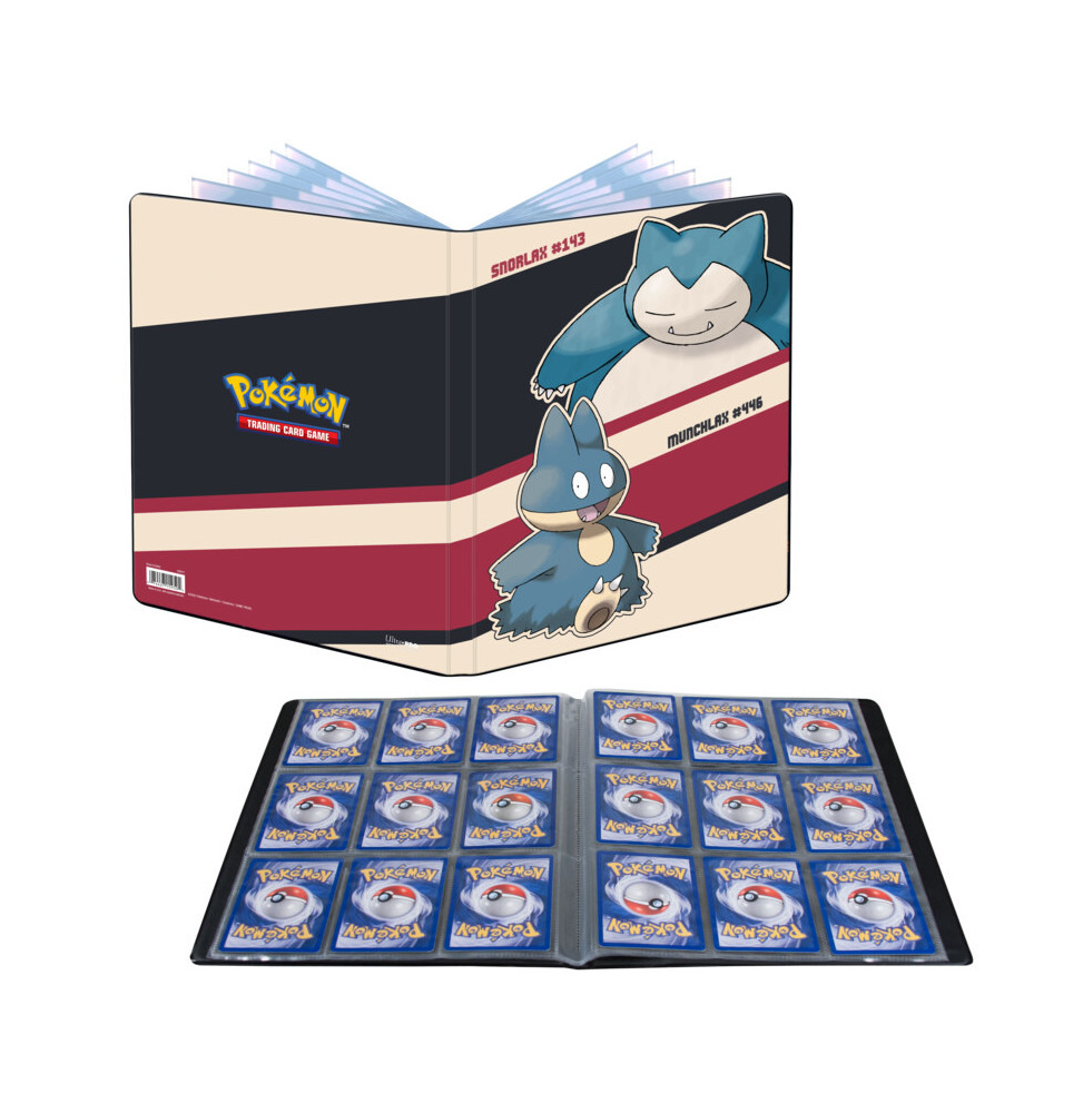 Album na karty Pokémon : Snorlax Munchlax - A4  (180 karet)