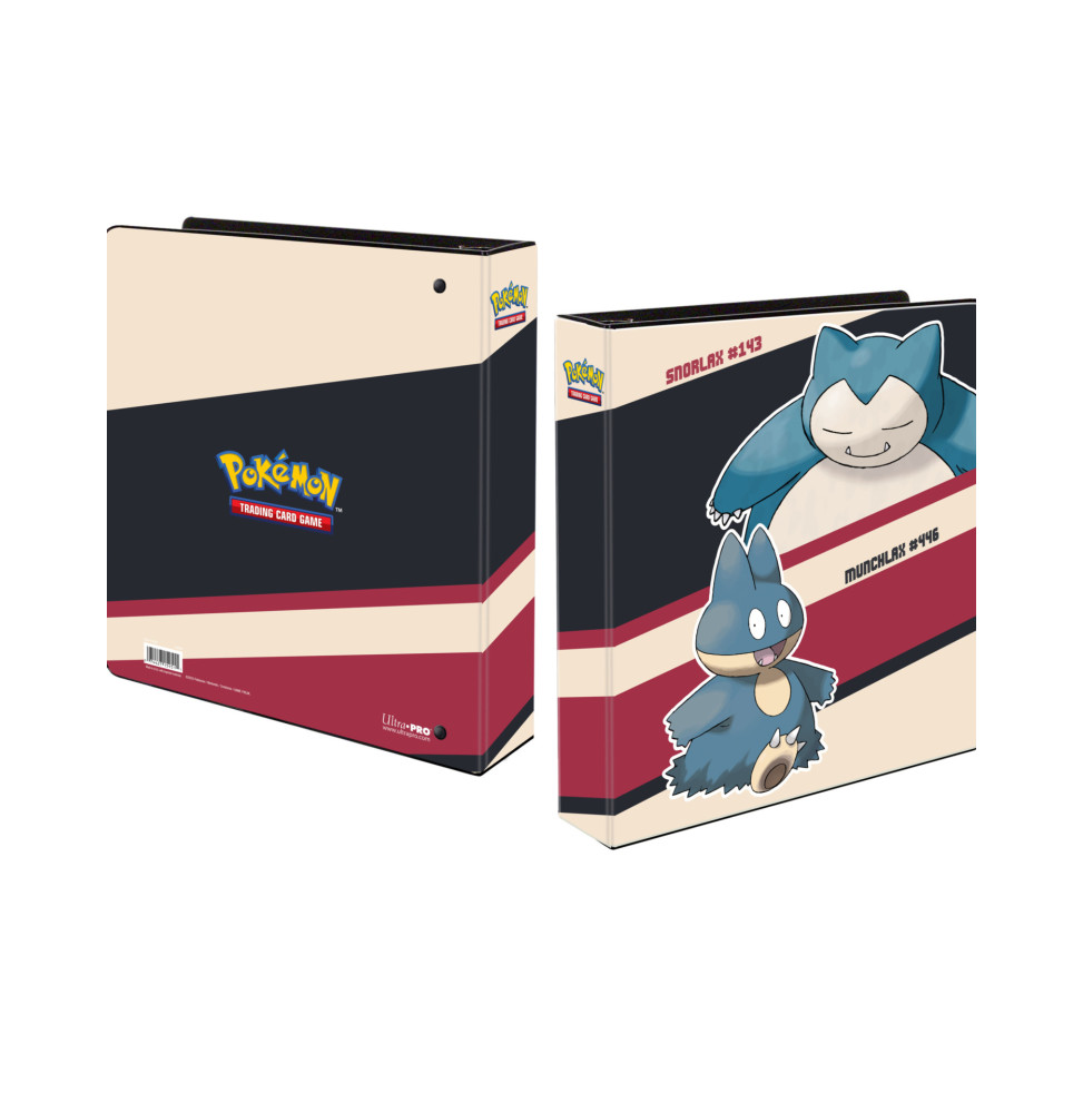 Album na karty Pokémon : Snorlax Munchlax - Kroužkové album na stránkové obaly