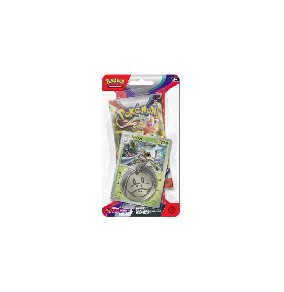 Karetní hra Pokémon TCG: Scarlet and Violet Check Lane 1 Booster Pack Blister - Spidops