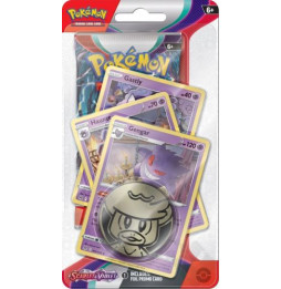 Karetní hra Pokémon TCG: Scarlet and Violet - Premium Check Lane 1 Booster Pack Blister - Gengar