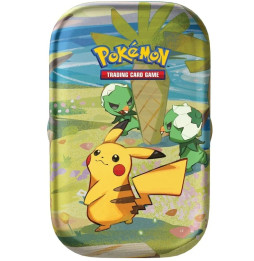 Karetní hra Pokémon TCG: Paldea Pals Mini Tin: Pikachu & Capsakid