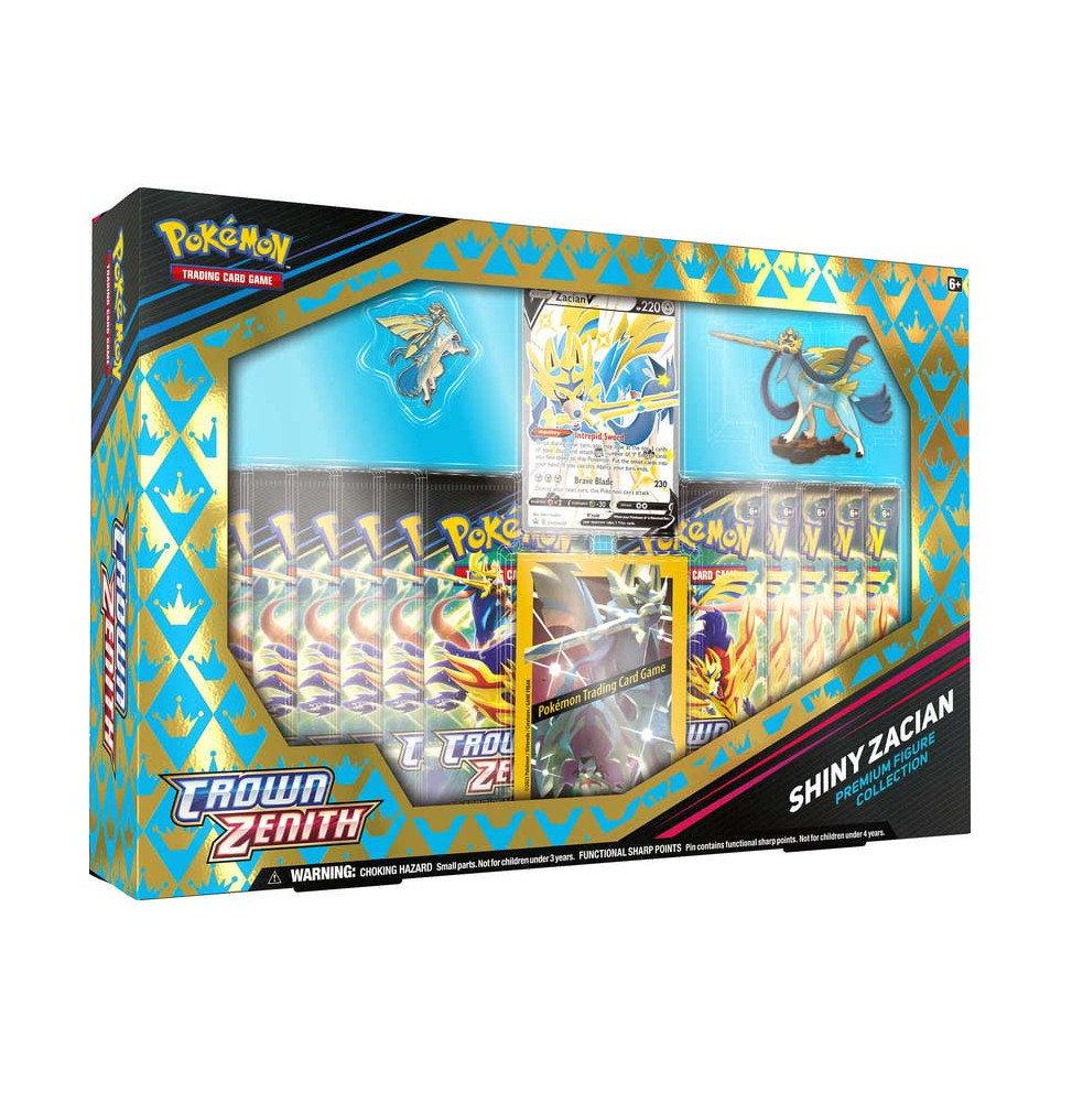 Karetní hra Pokémon TCG: Crown Zenith Premium Figure Collection - Shiny Zacian