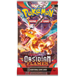 Karetní hra Pokémon TCG: Scarlet & Violet - Obsidian Flames Booster (10 karet)