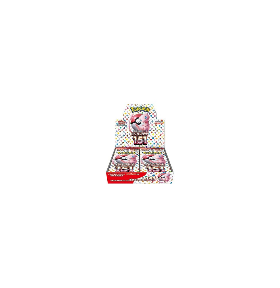 Karetní hra Pokémon TCG: Booster Box Pokémon Card 151 - japonský booster box