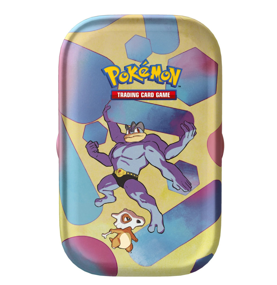 Karetní hra Pokémon TCG: Scarlet & Violet 151 - Mini Tin: Machamp & Cubone