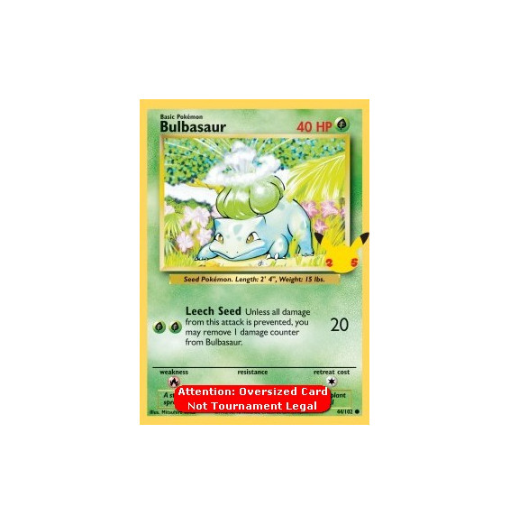 Bulbasaur (BS 44) JUMBO KARTA