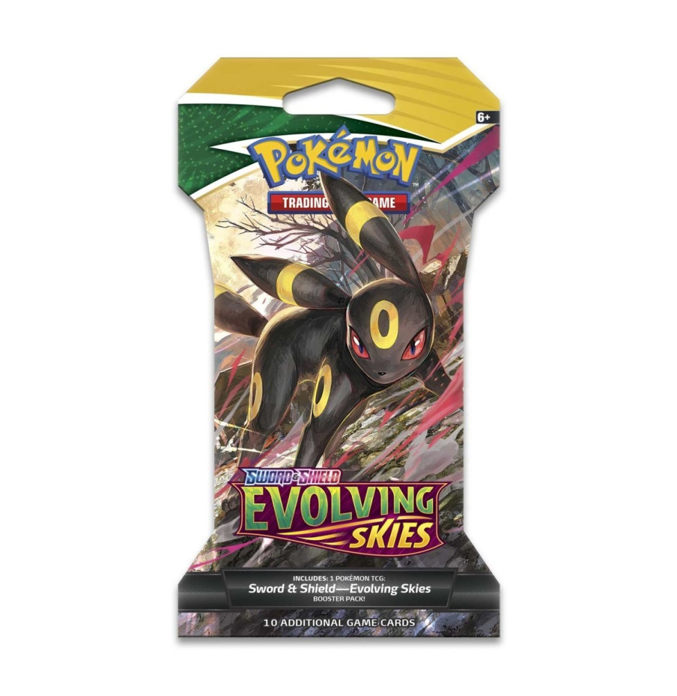 Karetní hra Pokémon TCG: Sword & Shield - Evolving Skies Sleeved Booster Pack (10 karet)