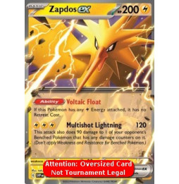 Zapdos ex (SVP 049) - JUMBO KARTA