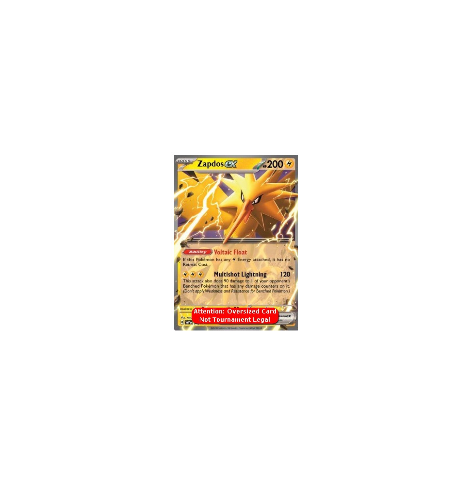 Zapdos ex (SVP 049) - JUMBO KARTA