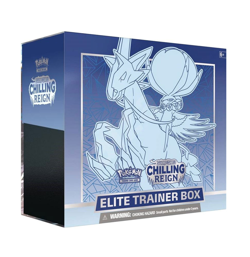 Karetní hra Pokémon TCG: Chilling Reign Ice Rider Calyrex Elite Trainer Box