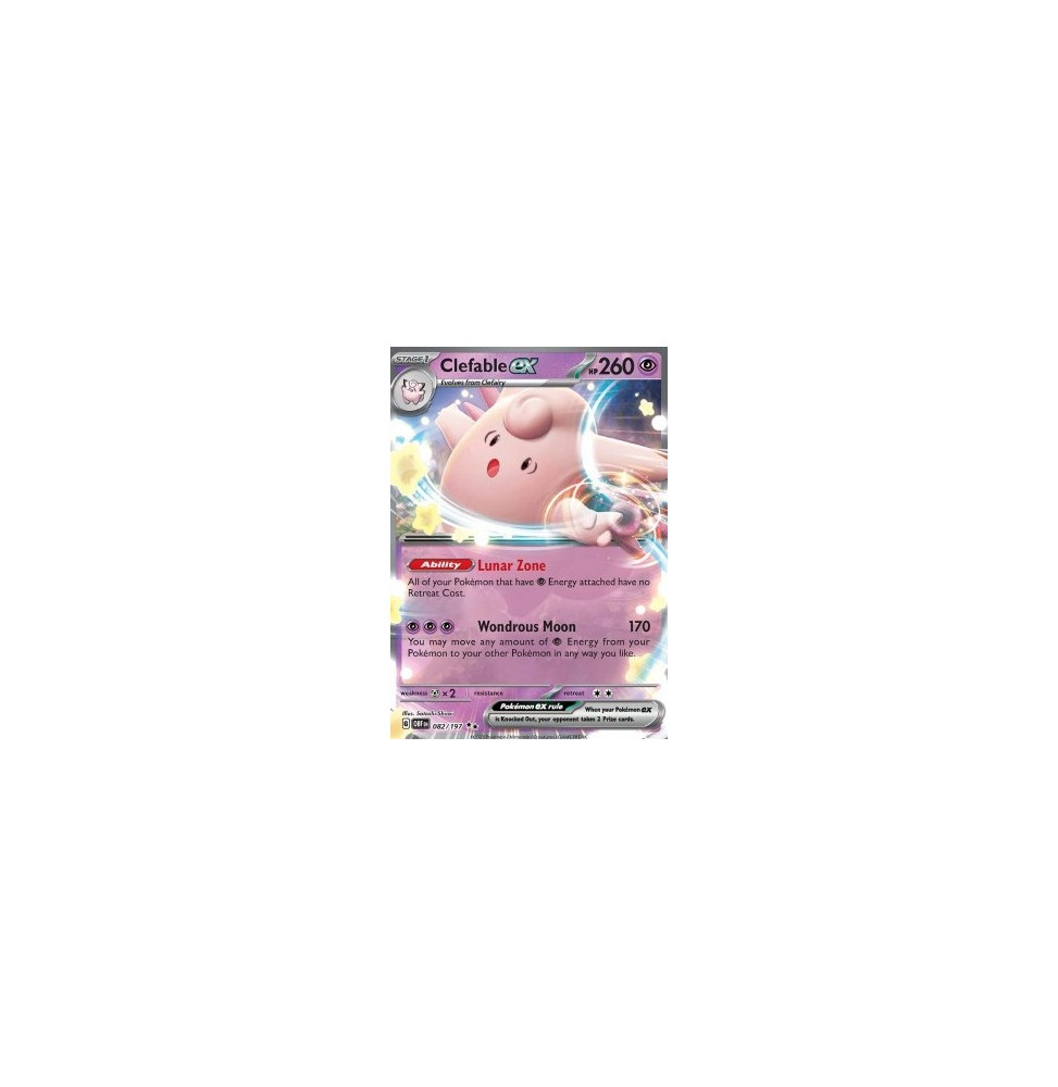 Clefable ex (OBF 082)