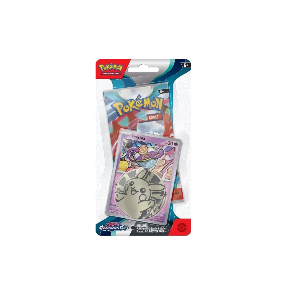 Karetní hra Pokémon TCG: Scarlet & Violet - Paradox Rift Checklane Blister booster (Sinistea)