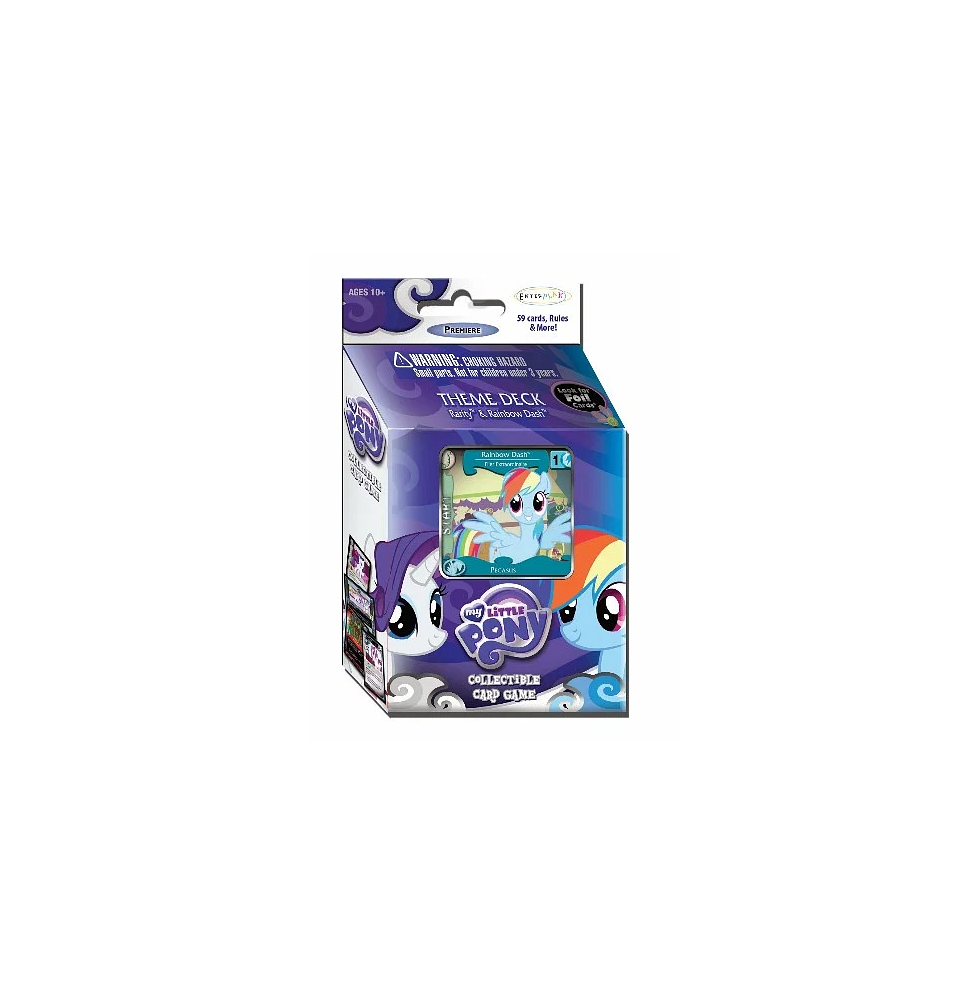 My Little Pony CCG: My Little Pony Theme Deck Rarity & Rainbow Dash