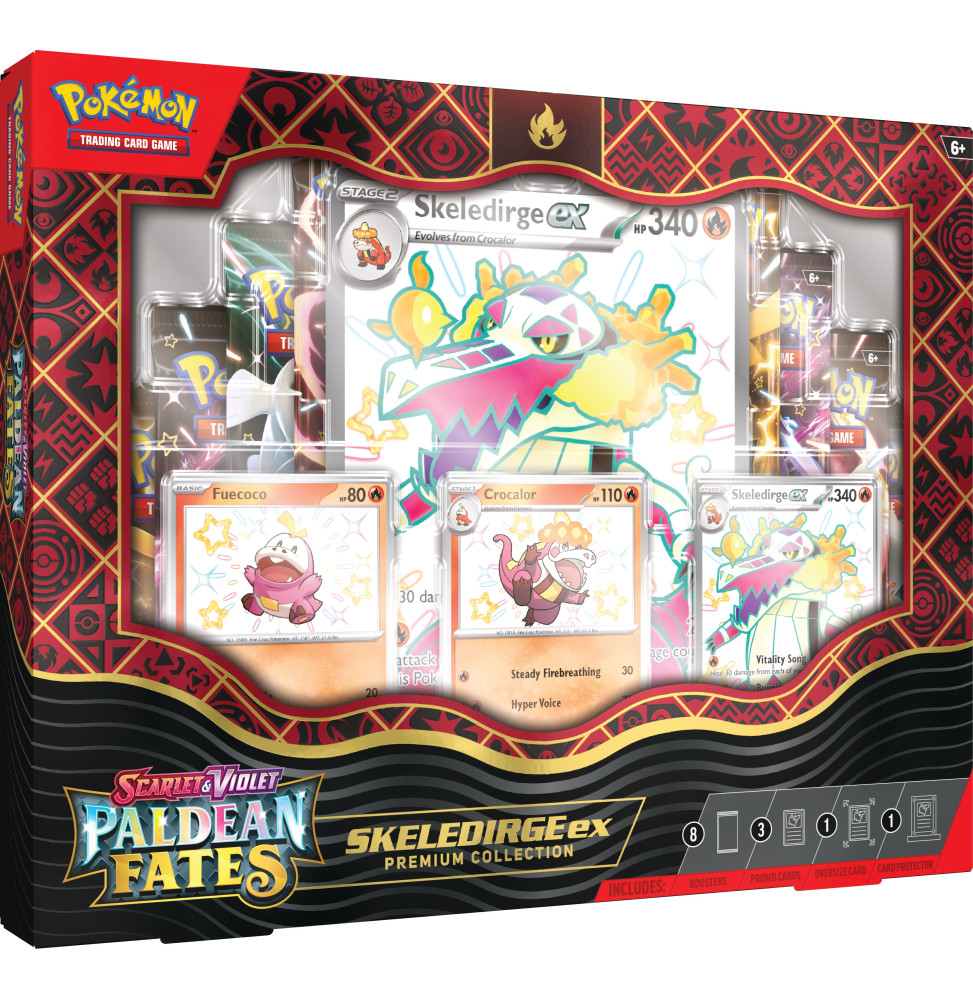 Karetní hra Pokémon TCG: Scarlet & Violet - Paldean Fates Premium Collection Skeledirge