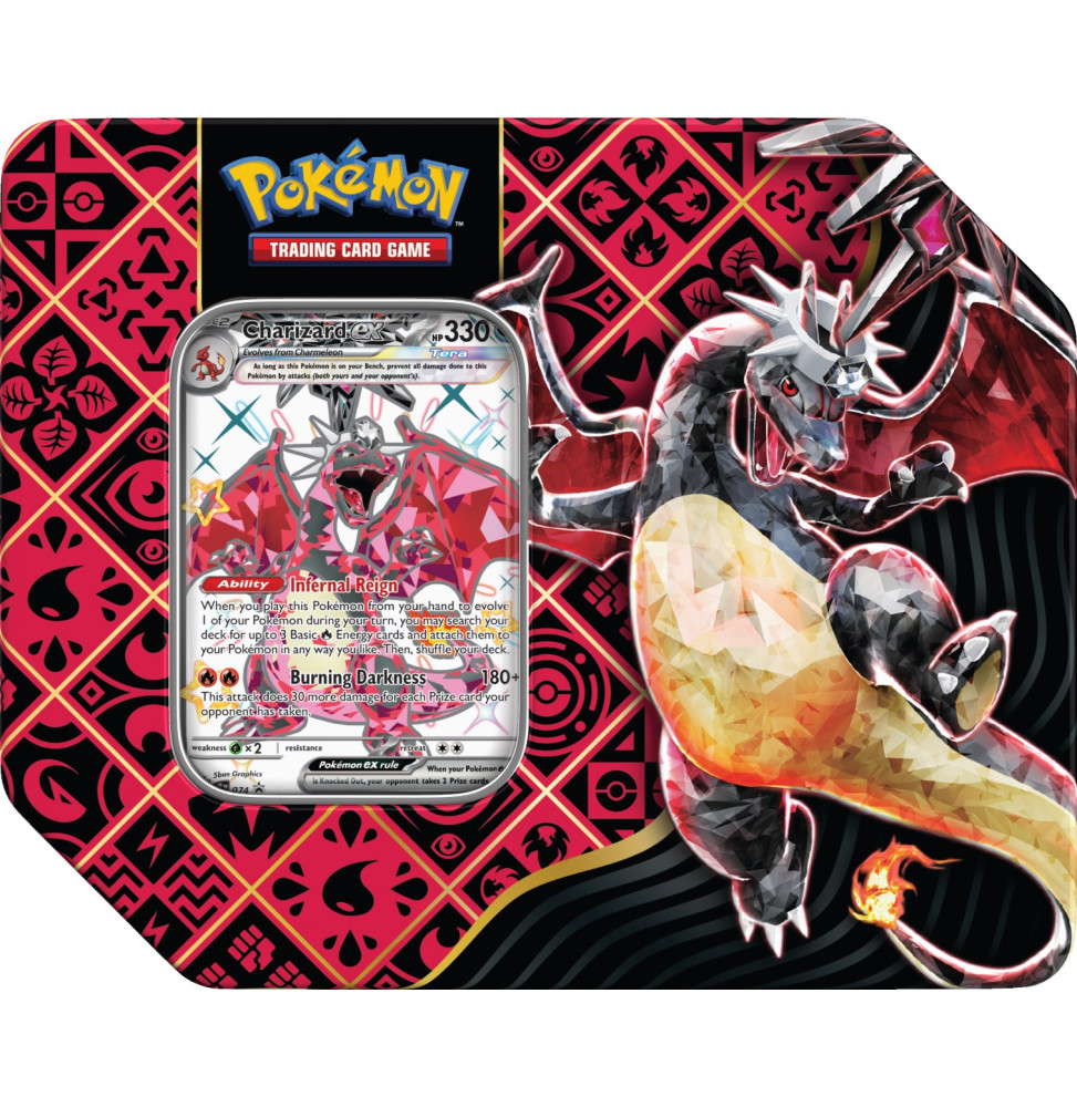 Karetní hra Pokémon TCG: Scarlet & Violet - Paldean Fates Tin Shiny Tera Charizard EX