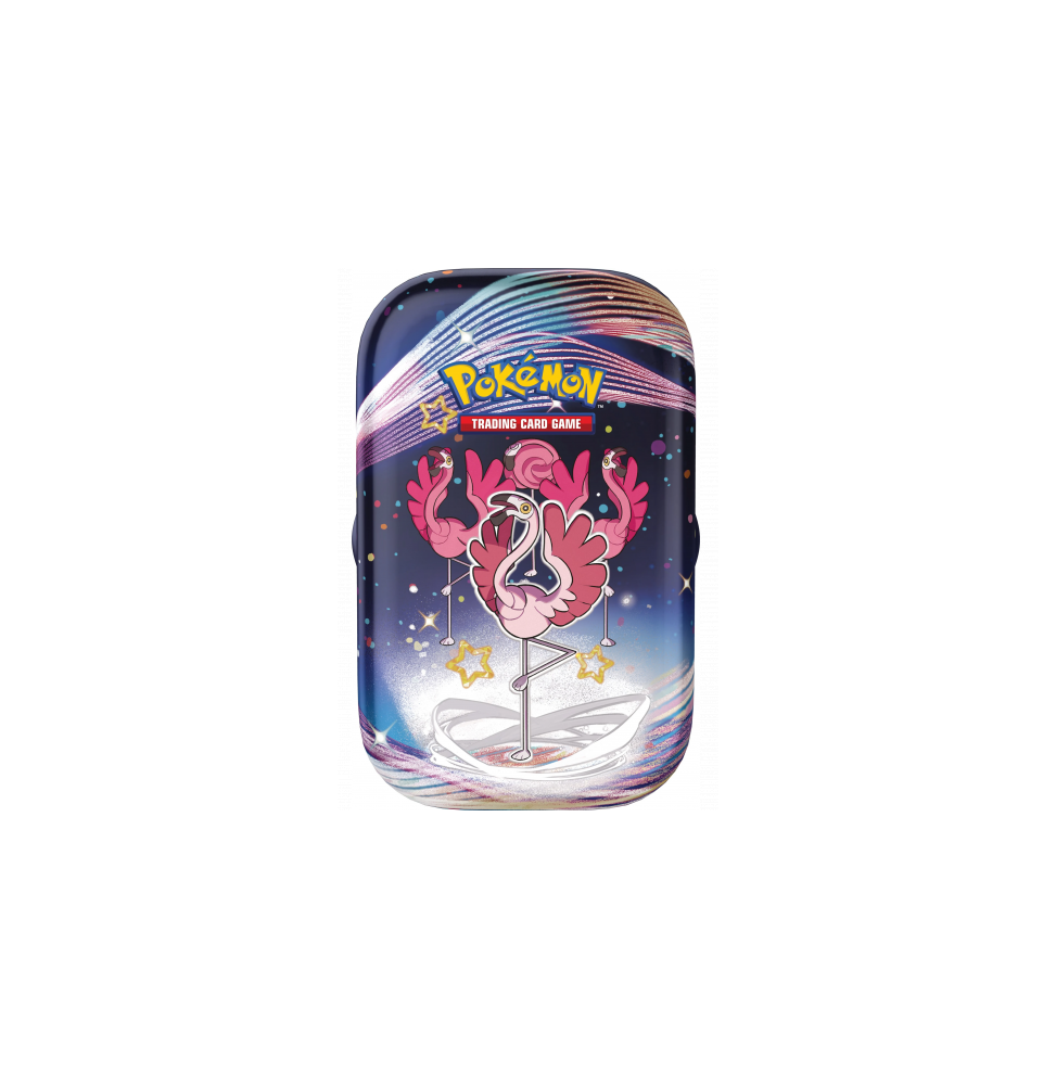 Karetní hra Pokémon TCG: Scarlet & Violet - Paldean Fates Mini Tin Flamigo