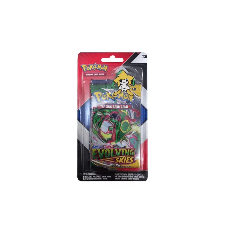 Karetní hra Pokémon TCG: Sword and shield - Evolving Skies 2 Booster Pack Blister pin Jirachi