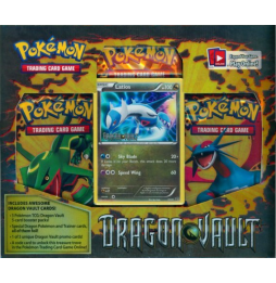 Karetní hra Pokémon TCG:  Dragon Vault 3-pack Blister Booster Pack - Latios Promo