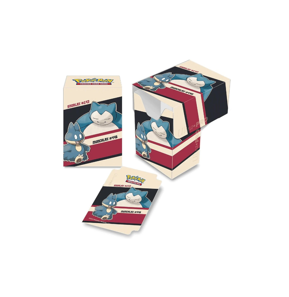 Krabička na karty Pokémon - Snorlax Munchlax Deck Box
