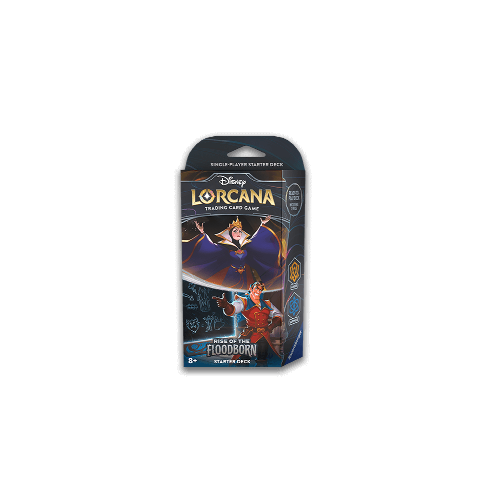 Karetní hra Lorcana: Rise of the Floodborn - Amber / Sapphire Starter Deck