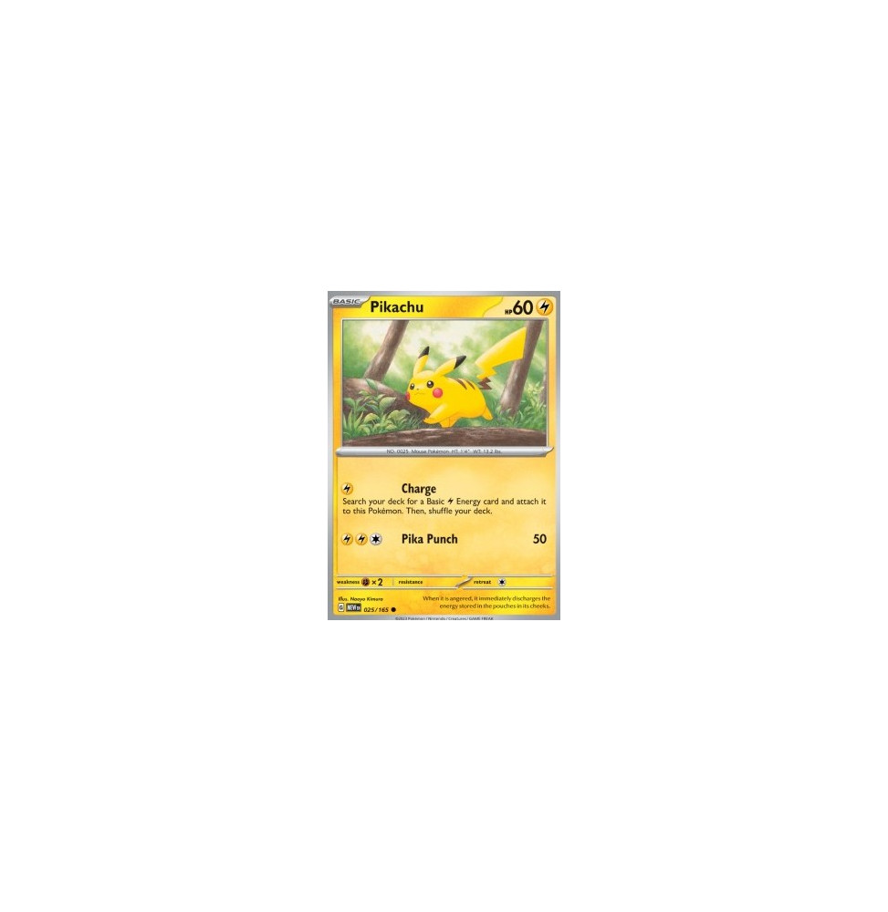 Pikachu (MEW 025) - RH