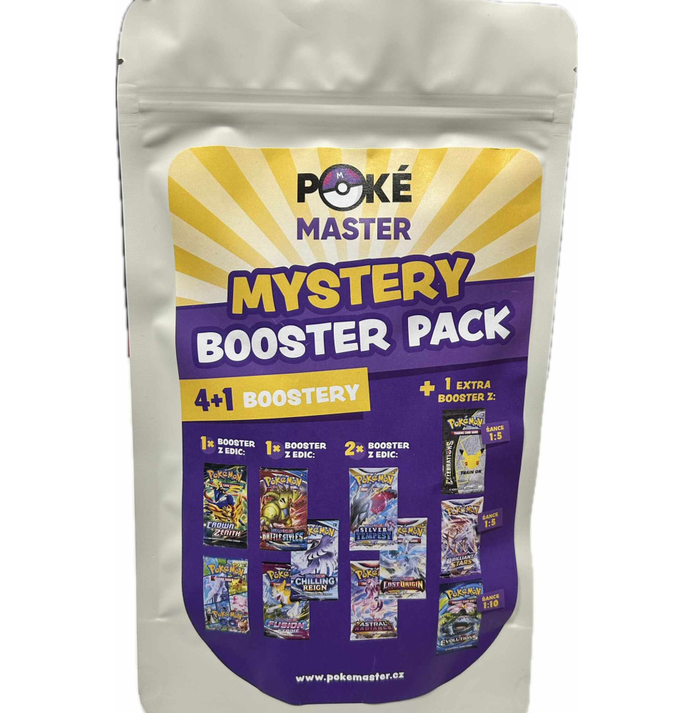 MYSTERY BOOSTER PACK č.2 (4 BOOSTERY +1 BONUSOVÝ BOOSTER)