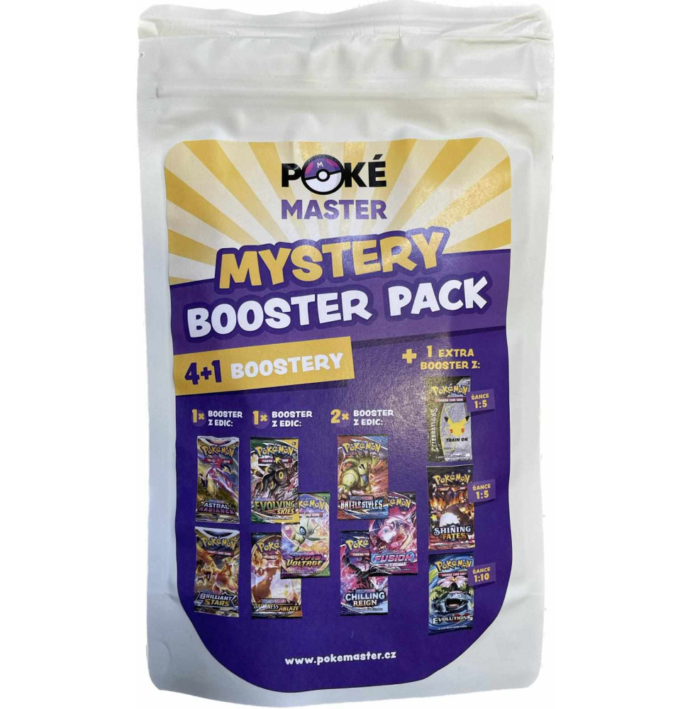 MYSTERY BOOSTER PACK č.5 (4 BOOSTERY +1 BONUSOVÝ BOOSTER)