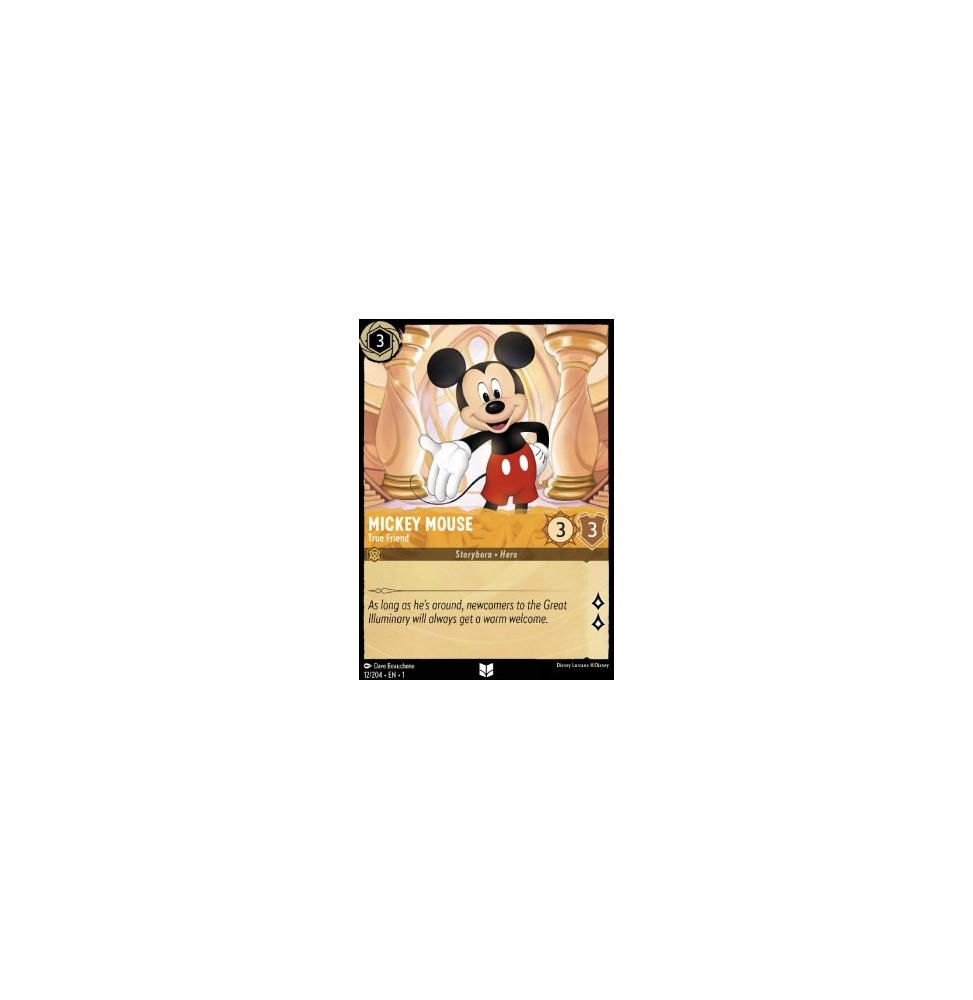 Mickey Mouse - True Friend 12 - unfoil - The First Chapter