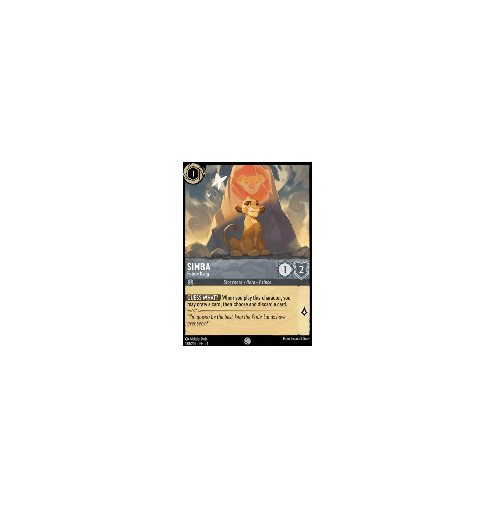 Simba - Future King 188 - foil - The First Chapter